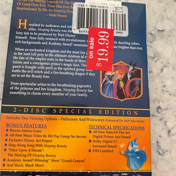 New 4 Kids DVDs Mary Poppins Bambi Sleeping Beauty Charlotte’s Web - Picture 7 of 10